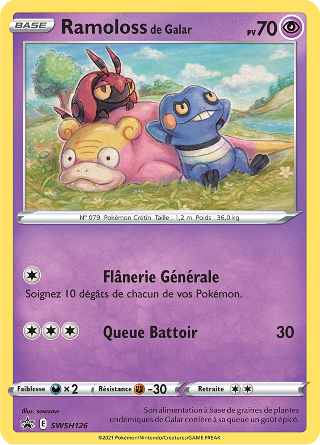 SWSH126 - Ramoloss de Galar - PROMO