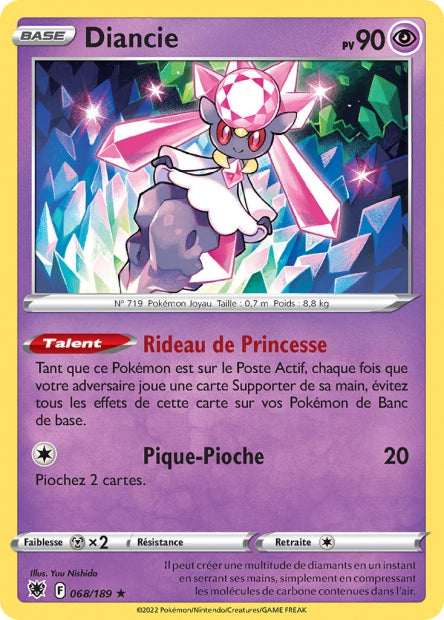 068/189 - Diancie - EB10 Astres Radieux