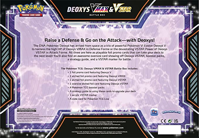 COFFRET COMBAT - DEOXYS VMAX ET VSTAR