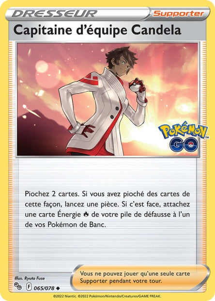 065/078 - Capitaine d'équipe Candela - EB10.5 Pokémon Go