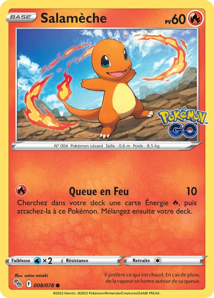 008/078 - Salameche - EB10.5 Pokémon Go