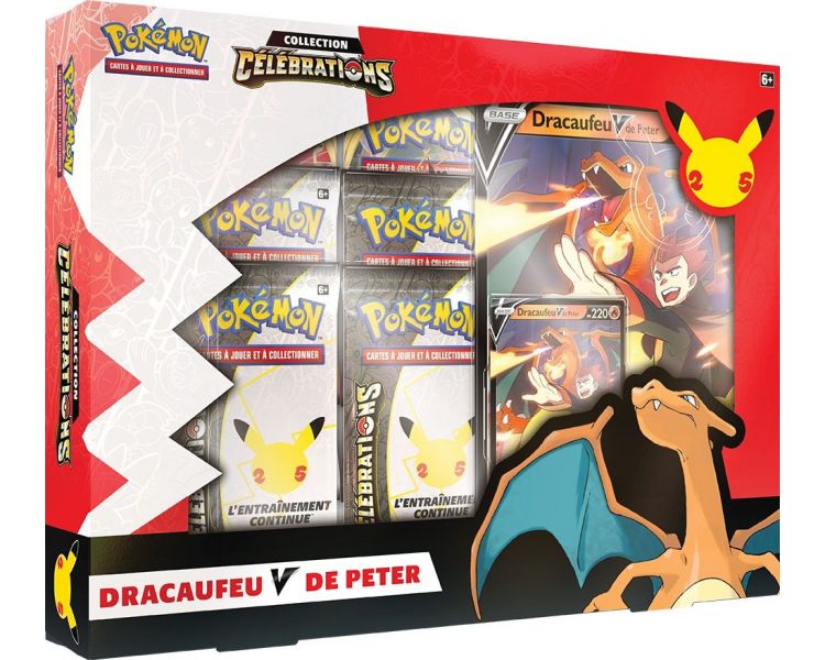 Coffret Dracaufeu-V de Peter - Celebrations 25 ans 🇫🇷